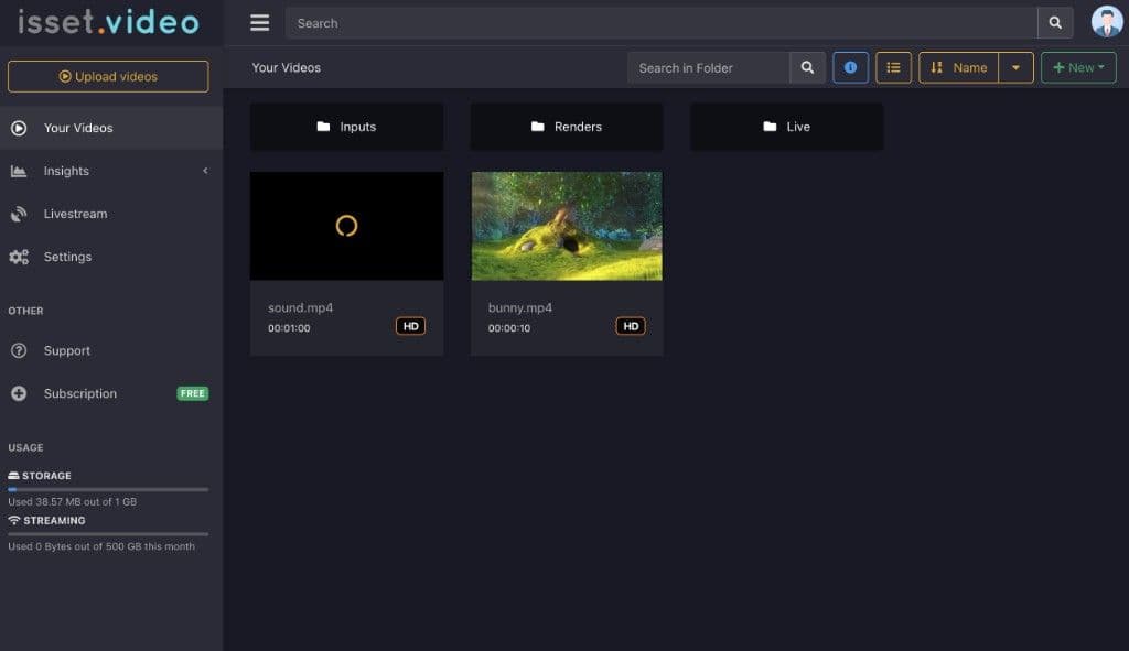 Isset Video